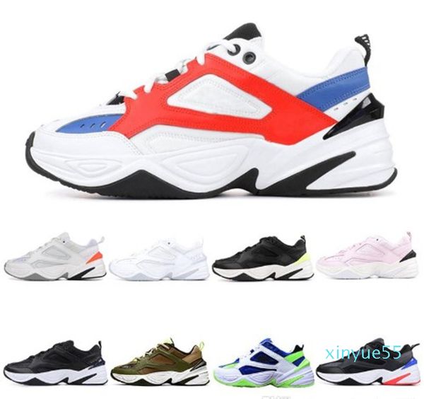 

monarch the tekno dad running shoes crimson and volt white light bone mens trianers sports sneakers 36-45, Black