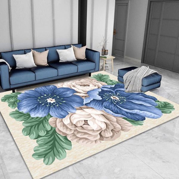 

carpets 3d flower for living room bedroom area rugs kids kitchen stairs carpet anti-skid el corridor mat hallway doormat