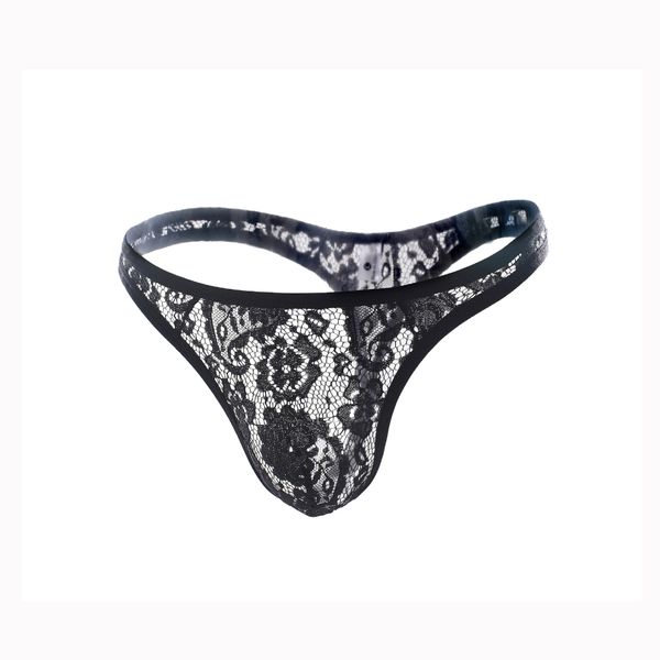 2 pcs homens lace thong sexy underwear mens ver g-string respirável lingerie masculino cueca calcinha erótica calcinha