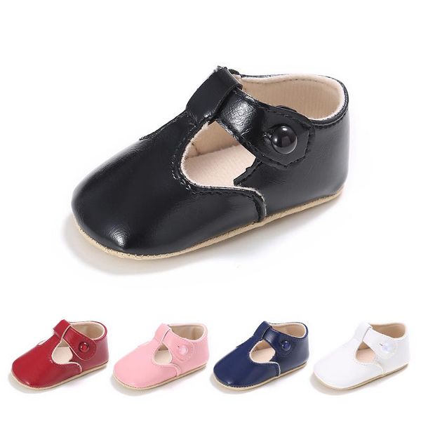 

first walkers 2021 brand leathe baby shoes infant with leather outsole born girl prewalk for outdoor