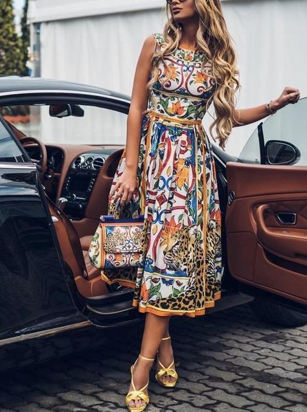 

print pleated dress women elegant long spring summer sleeve fashion luxury feminine womens dresses, Black;gray