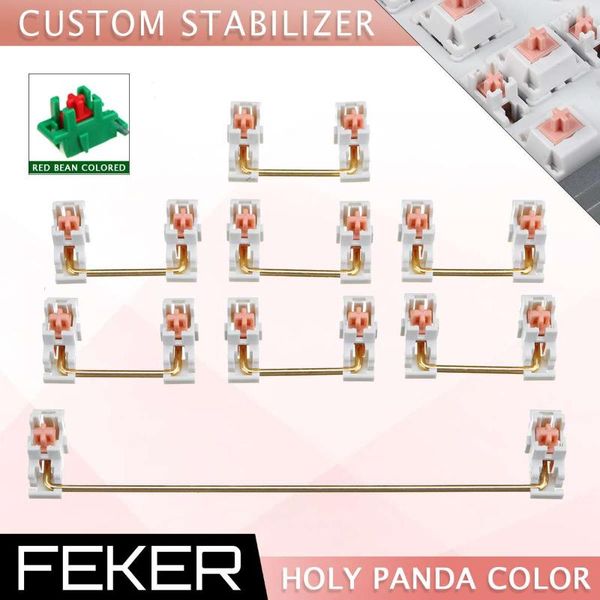 

plate mounted stabilizer for custom mechanical keyboard pcb cherry oem 6.25u 2u holy panda colored keyboards