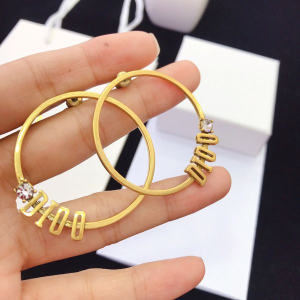 

70% off luxury jewelry family's new letter earrings in 2021, Golden;silver