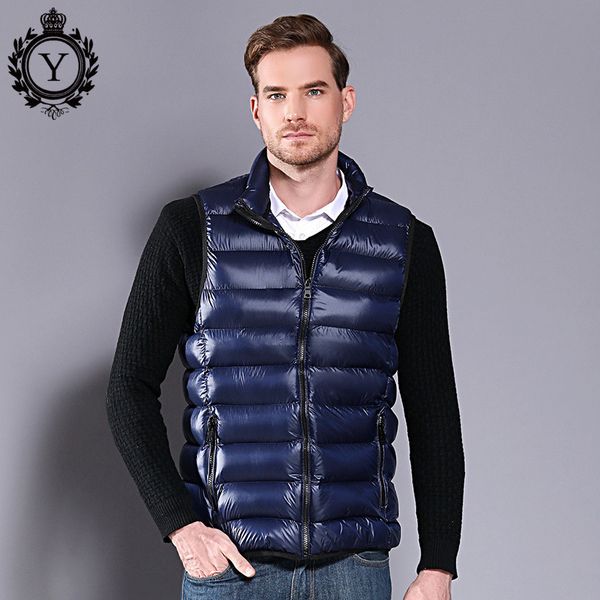 

fashion vest 2021 down cotton men's casual large coat, Black;white