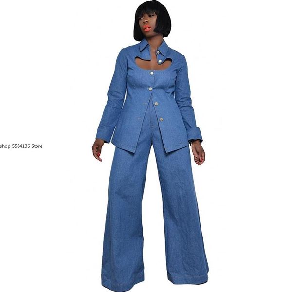 

ethnic clothing traditional african two piece set women africaine print bodycon and pants suits clothes 2021, Red