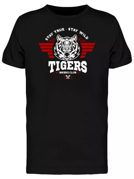

Tiger And Wings Tee Men's -Image by Shutterstock, White;black