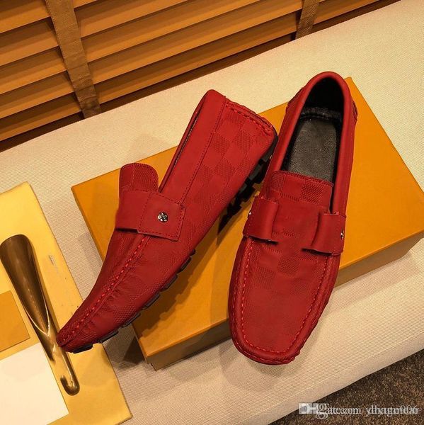 

iduzi new qulity luxury summer shoes men casual dual density rubber outsole red men's size 38-46, Black