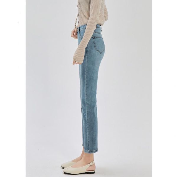 

women's jeans 2021 harem pants vintage high waist woman boyfriends full length mom cowboy denim vaqueros mujer, Blue