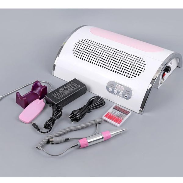

nail drill & accessories professional dust collector desk lamp 6 in 1 machine for salon