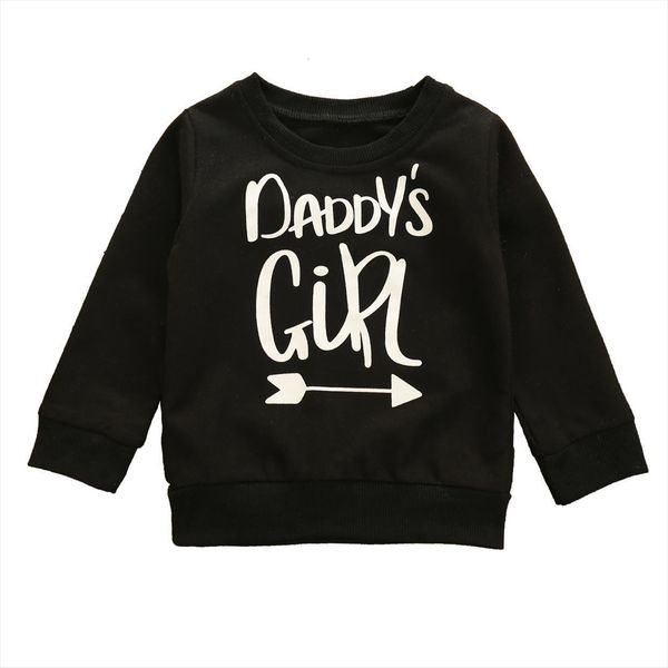 

citgeett spring toddlers baby girls boys long sleeve letters printed sweater casual autumn clothes, Black