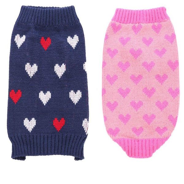 

dog apparel love heart pet sweater clothing autumn/winter chihuahua clothes outfit