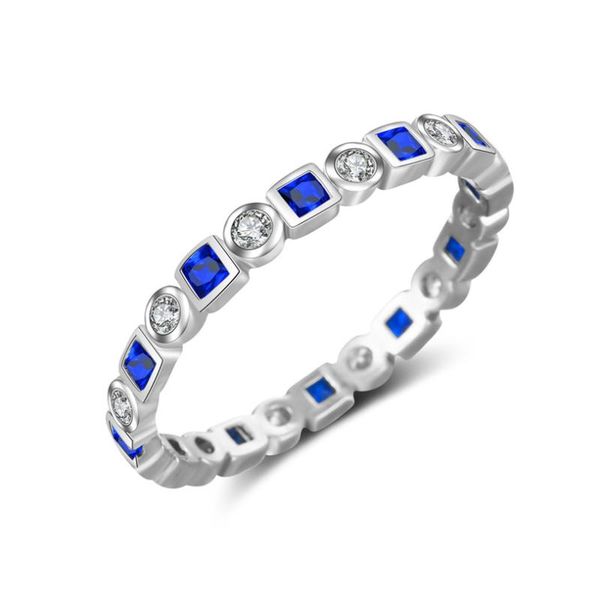 

wedding rings fashion silver ring classic exquisite temperament female inlaid zircon hand jewelry gift, Slivery;golden