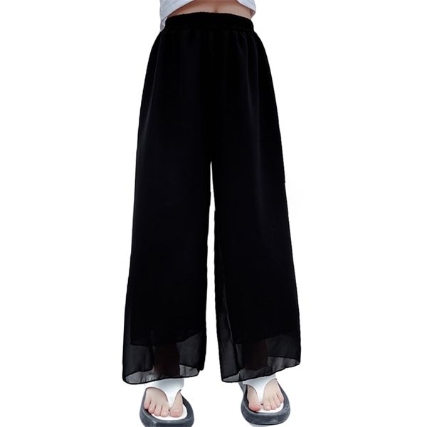 

girls pants solid color for girl casual style children's summer clothing 6 8 10 12 14 210527, Blue