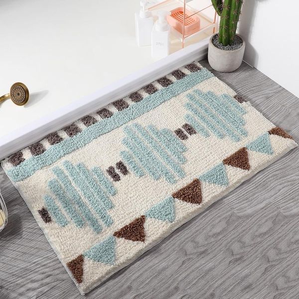 

nordic modern simple geometry living room tea table blanket bedroom bedside tatami mat carpets