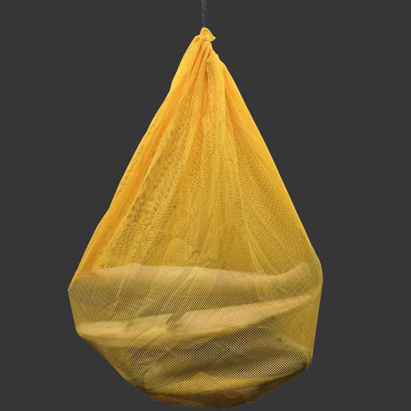 

mesh bag plastic nylon net folding fishing gear thickening small grid nets live fish accessories