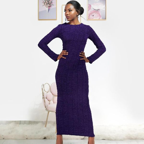 

ethnic clothing 2021 muslim women's maxi dress with bottom stretch slim women, Red