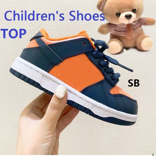 

2021 new chunky dunk sb kids shoes boys girls casual fashion sneakers athletic children walking toddler sports trainers 25-36