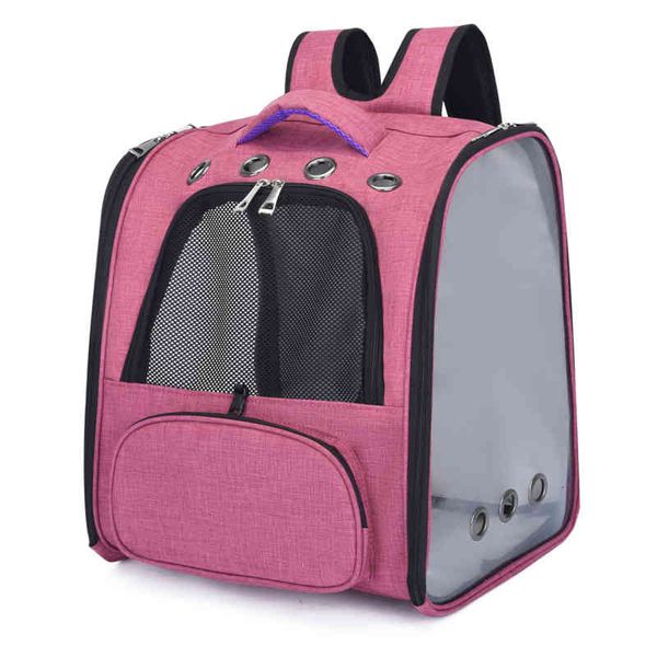 

style breathable oxford cloth going out portable bag large capacity pet dog backpack