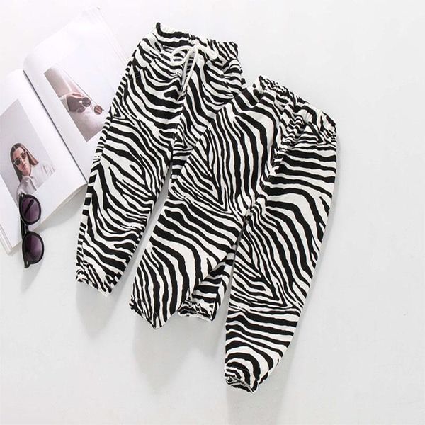 

trousers children's striped spring and autumn baby casual loose pants for men women, Blue