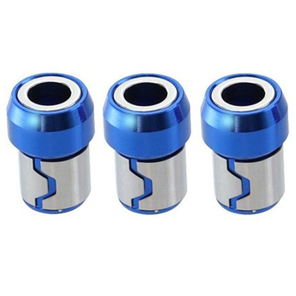 

hand tools 3pcs electric magnetic ring screwdriver bit strong magnetizer holder garden yard supplies accessories universal removable