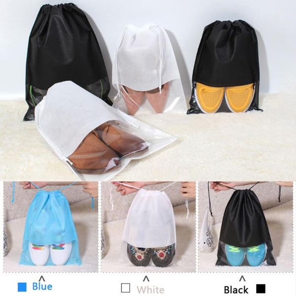

shoe organizers storage bags waterproof package organize bag non-woven fabric draw pocket toiletry case wholesale