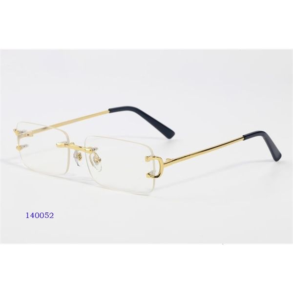 

designer fashion luxury cart/er sunglasses 2021 for carter men and women with rimless gold lenses, metal frames optical 3 8j2a, White;black