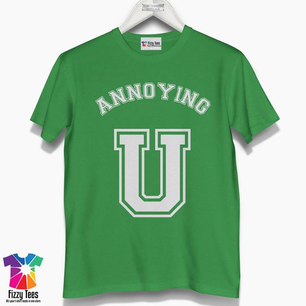 

men's annoying u t-shirt - funny t shirt gift for him, White;black