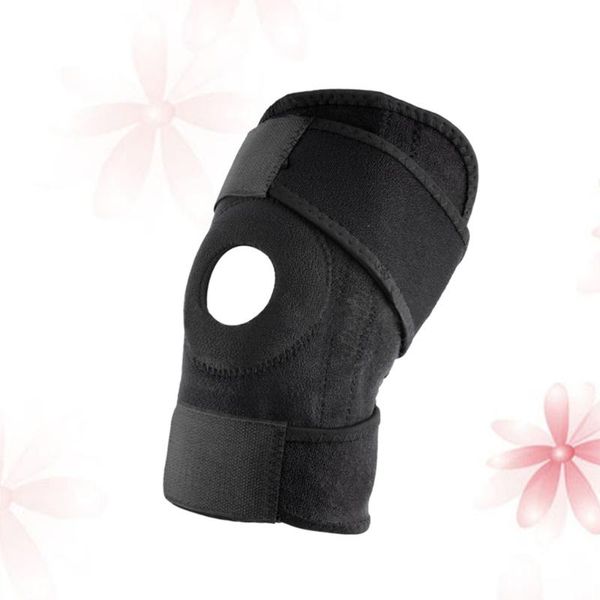 

1pc climbing sports kneecap knee protector elastic cover for running elbow & pads, Black;gray