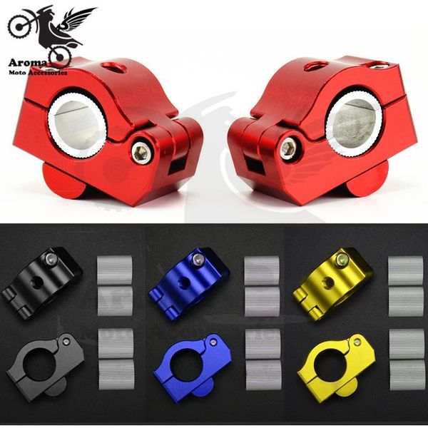 

handlebars universal part 22mm 28mm motorcycle accessories cnc racing moto handlebar risers for 7/8" 1-1/8 pit dirt motorbike bar clamp