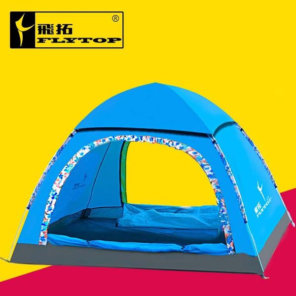

fly2-4 person quick automatic opening outdoor tent portable quickly open camping tents waterproof hiking travel and shelters