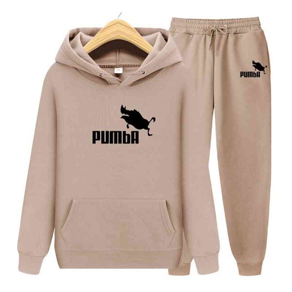 

new brand tracksuit fashion hoodi men sportswear two-piece sets of thick hooded wool + sports suit for men, Black