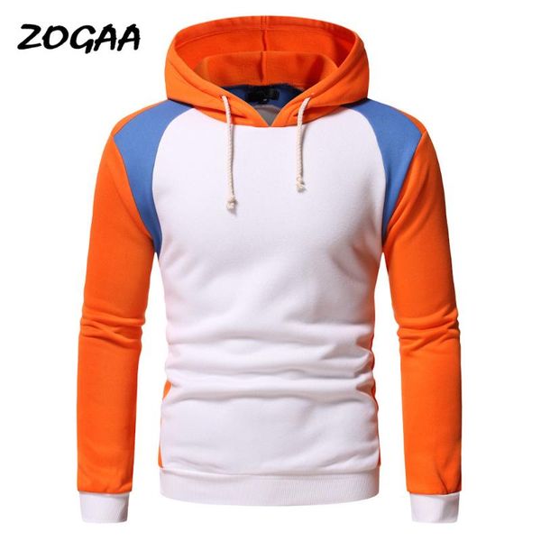 

hoodies men fashion men's casual hooded contrast spring autumn lounge wear sweatshirts plus size all-match &, Black