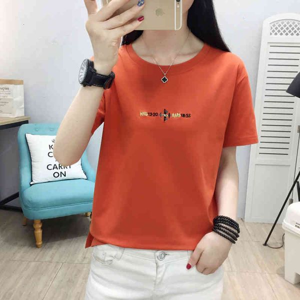 

women's t-shirt cartoon embroidery t women clothes summer woman short sleeve korean fashion plus size tee femme o4sc, White