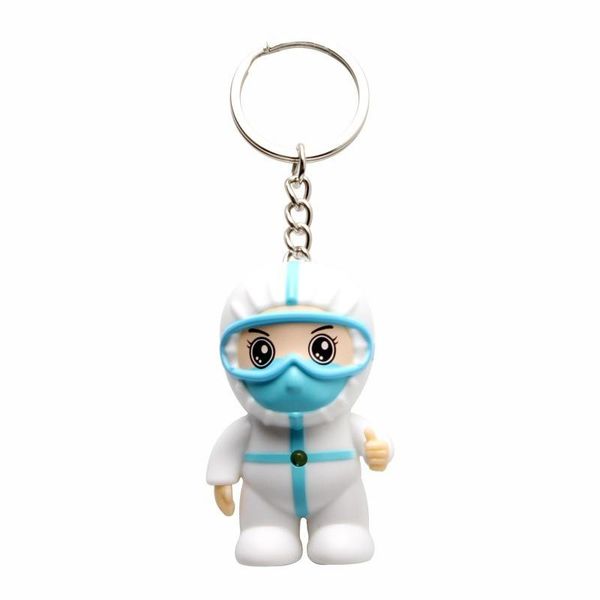 

party favor staff creative keychain pendant led luminous doll custom gift