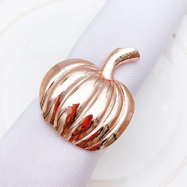 

napkin rings 8pcs/lot halloween ring metal pumpkin buckle holiday party deskdecoration