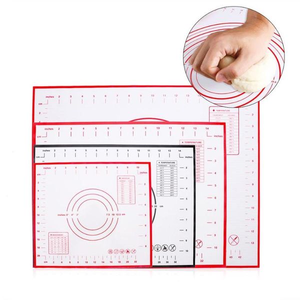 

rolling pins & pastry boards silicone baking mat multifunctional non-stick glass fiber practical wear-resistant easy to wash hg12140-hg12145