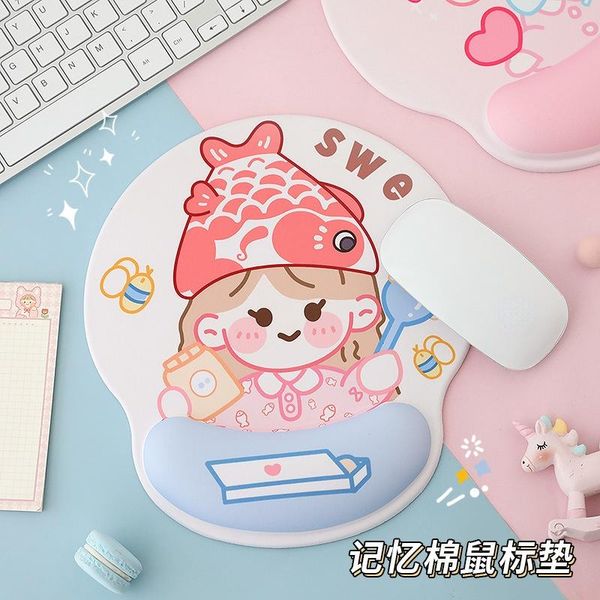 

mouse pads & wrist rests cute pad female birthday series small cushion hand support creative silicone