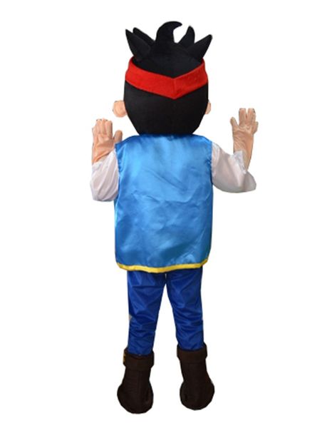 Costumi di mascotte Jake costume da mascotte costume da personaggio adulto Jake e i Pirati di Neverland