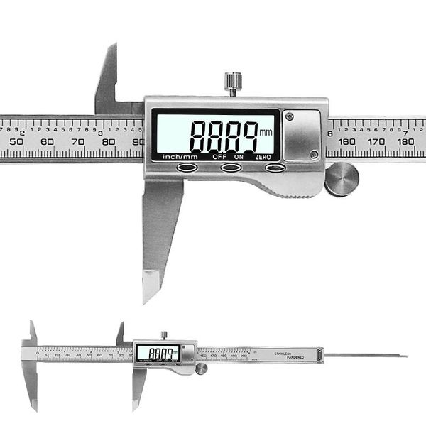 

professional hand tool sets 8" 200mm digital caliper stainless steel lcd vernier with retail+box measuring tools calipers