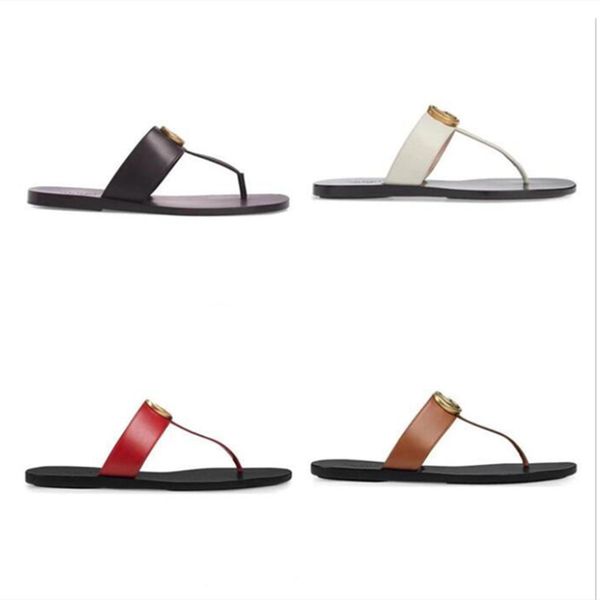 

designer woman slippers men slipper gear bottoms flip flops women luxury sandals fashion causal flop size 35-45 with box g003, Black