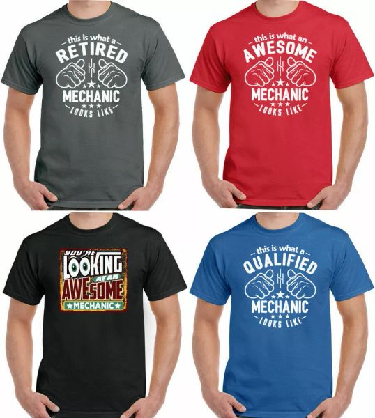 

this is what a mechanic looks like funny mens t-shirt grease monkey, White;black