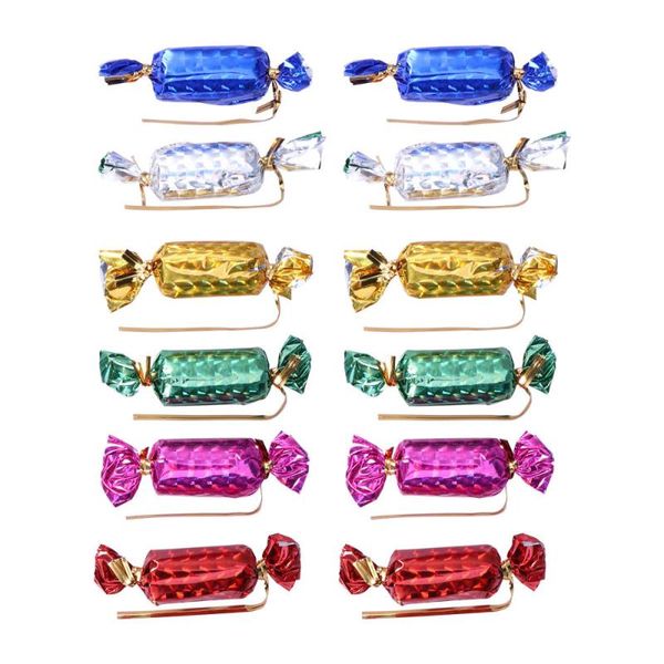

christmas decorations 48pcs colorful hanging candies for tree decoration