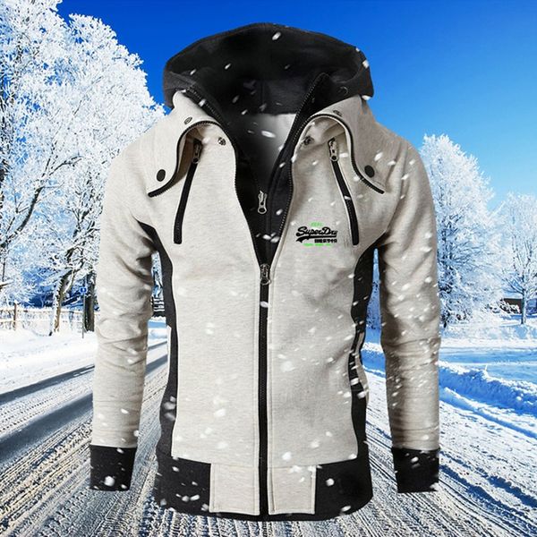 

men's winter coat, zipper thermal et, fashion, 2022, Black;brown