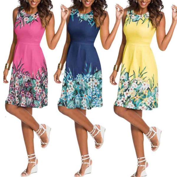 

floral skater retro vintage sukienka elegant kawaii fashion robe femme 2021 summer dress woman party kleid, Black;gray
