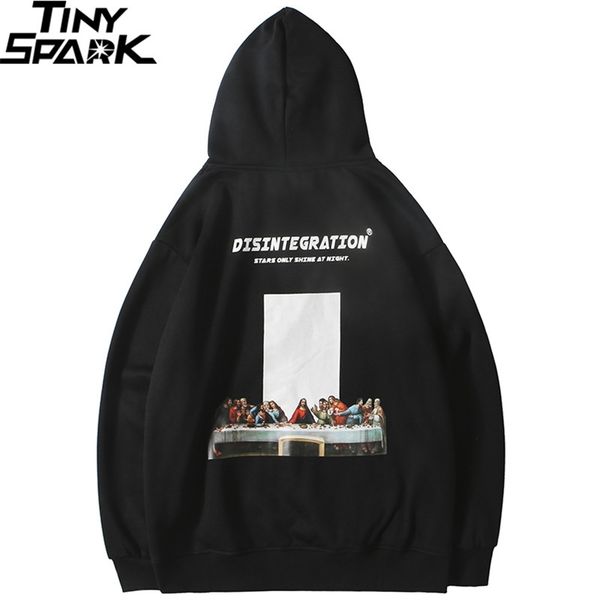 

men hip hop hoodie sweatshirt ancient culture streetwear hoodies winter fleece pullover cotton harajuku hoodie loose autumn 210818, Black