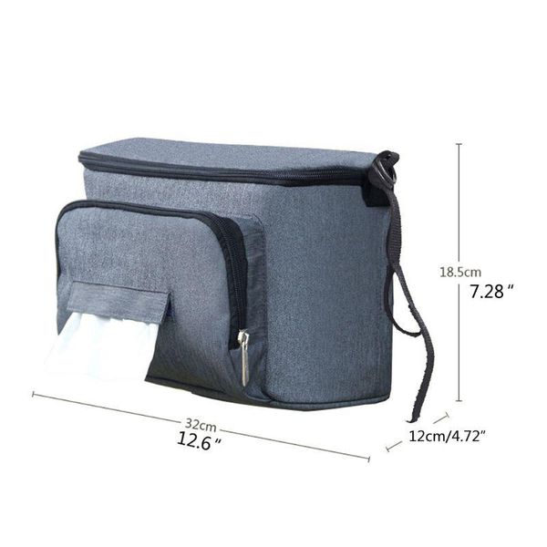 

buggy pram bag organiser, baby pushchair storage universal waterproof fits all models 583e parts & accessories stroller