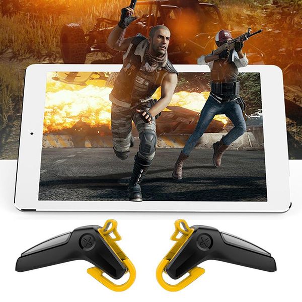

game controllers & joysticks 1 pair mobile controller left and right fire button auxiliary gamepad pubg shooting