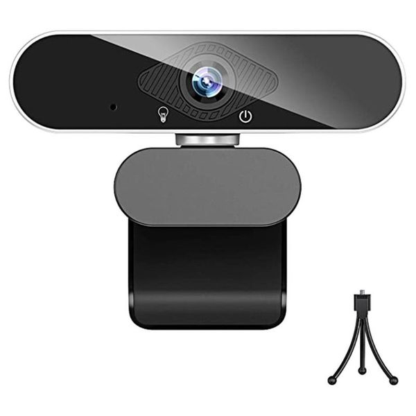 

webcams 1080p high definition video webcam usb with microphone drive-live broadcast beauty supplement light computer camera