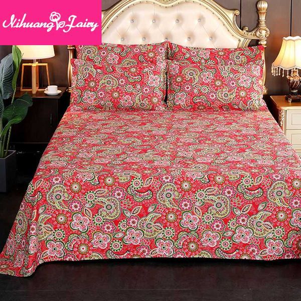 

sheets & sets thick cotton old coarse cloth bed sheet pure