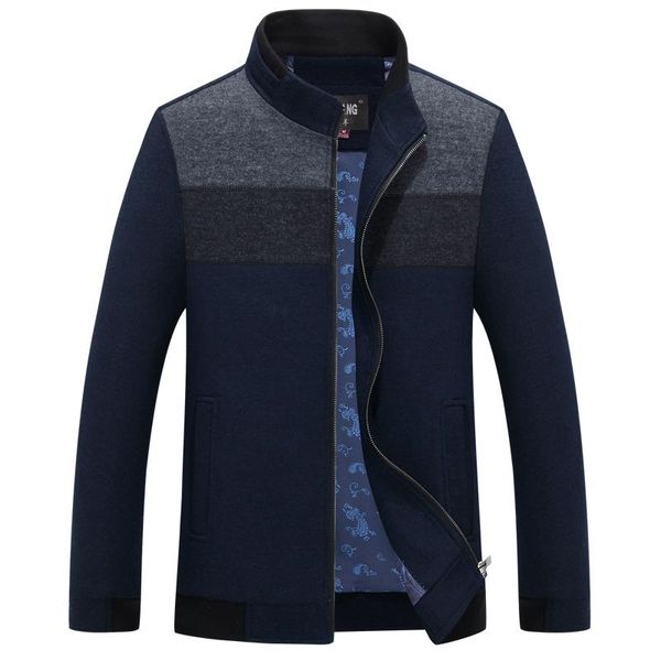 

men's wool & blends autumn and winter for male 50% off men' s blend coats casual mens woolen jackets overcoat, Black
